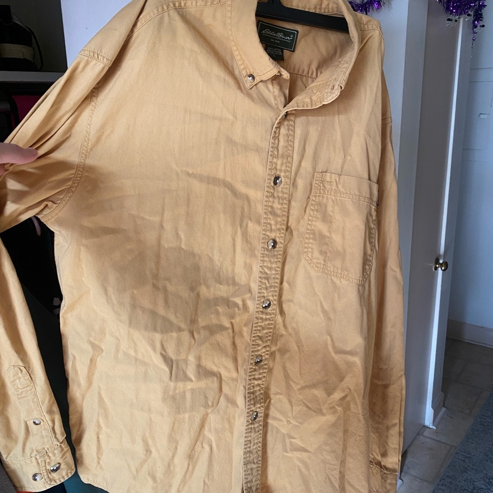 Eddie Bauer casual button